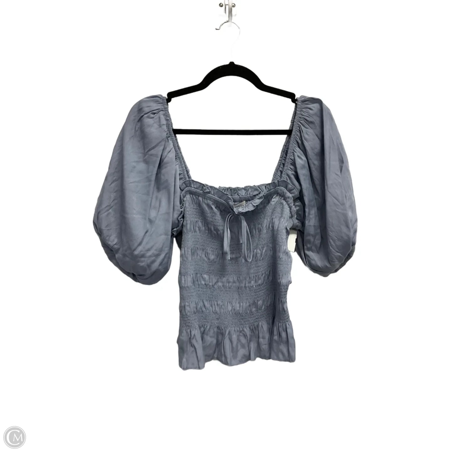 Top Short Sleeve By Mustard Seed In Blue, Size: L