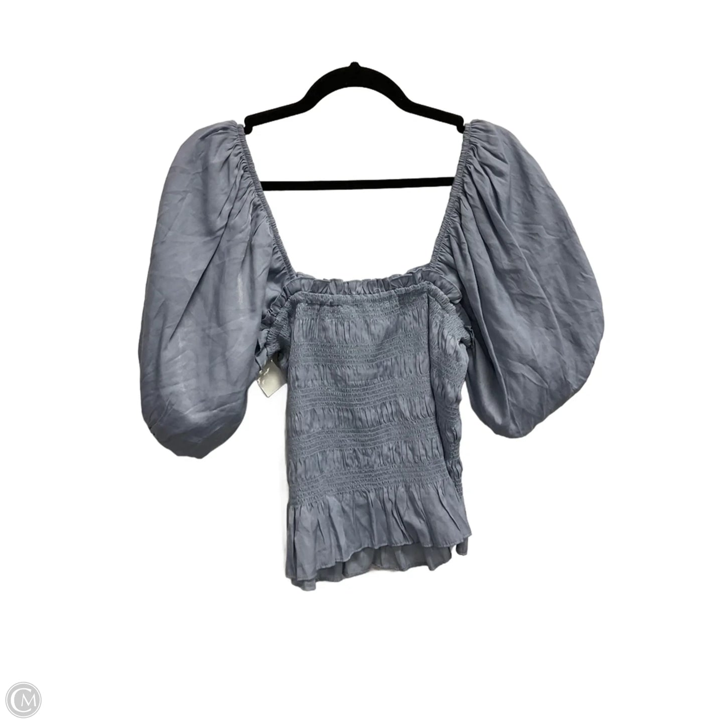 Top Short Sleeve By Mustard Seed In Blue, Size: L