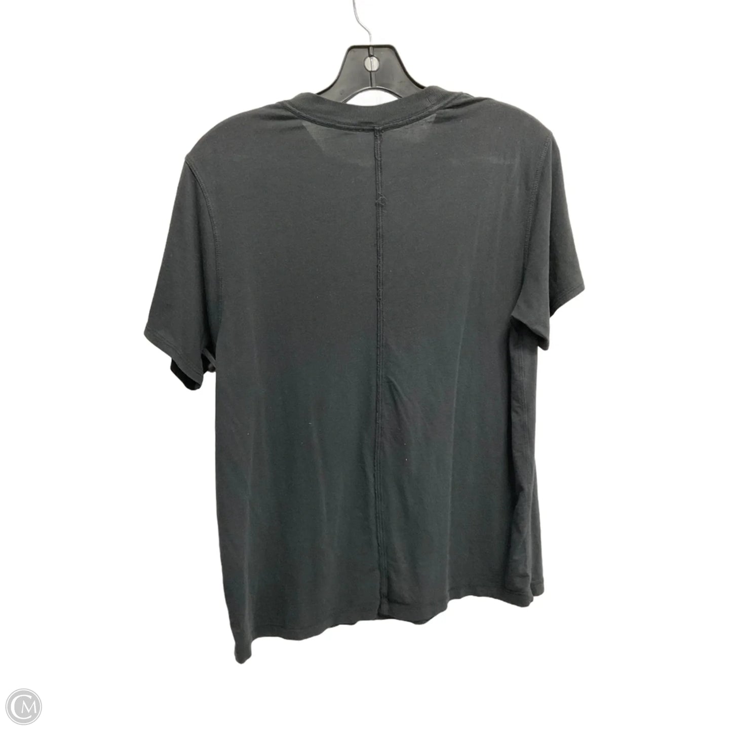 Athletic Top Short Sleeve By Lululemon In Black, Size: 2