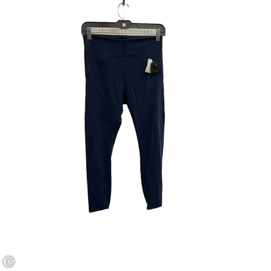 Athletic Leggings By Lululemon In Navy, Size: 8