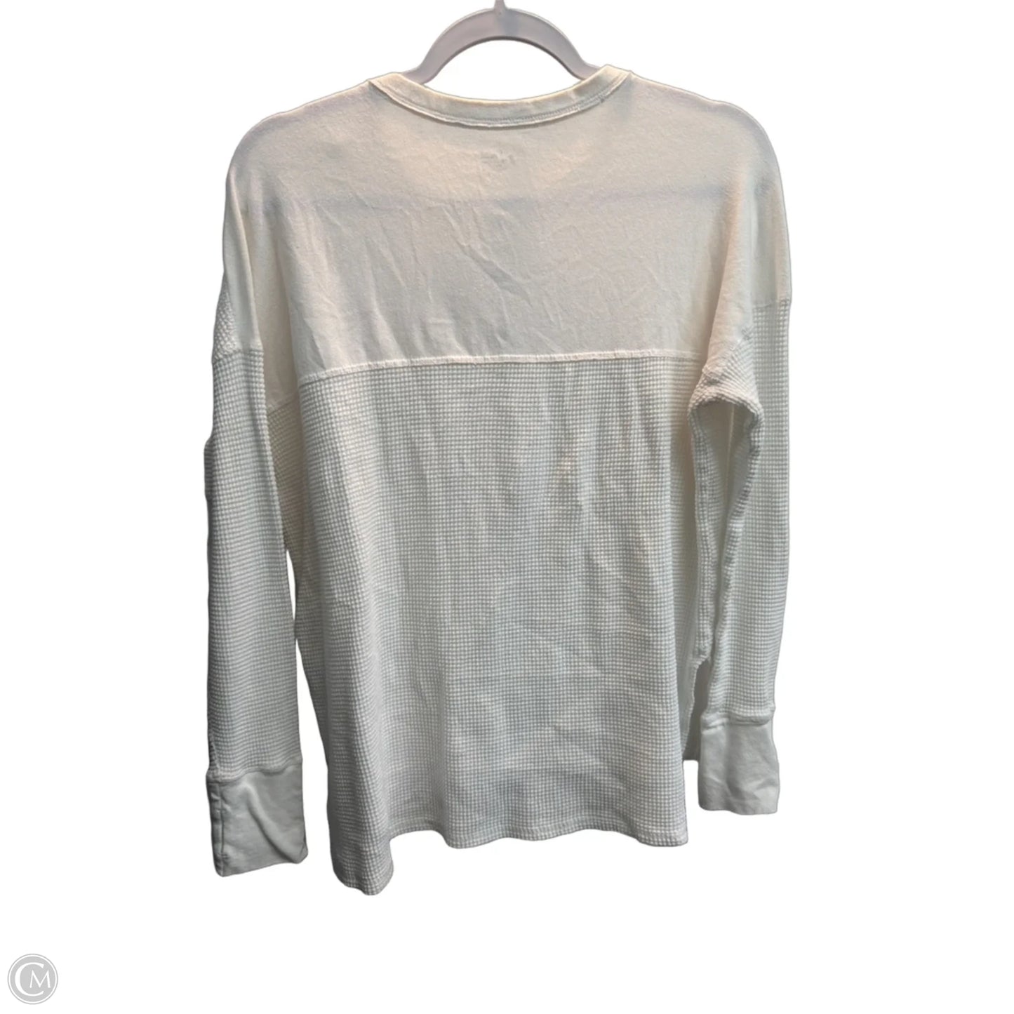 Top Long Sleeve By Offline By Aerie In White, Size: S