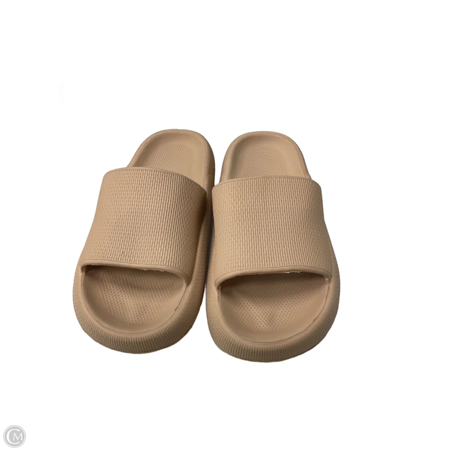 Sandals Flats By Clothes Mentor In Tan, Size: 6