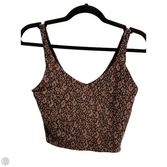Athletic Bra By Old Navy In Black & Tan, Size: M