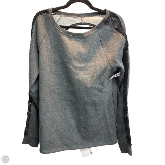 Sweatshirt Crewneck By Fabletics In Grey, Size: Xl