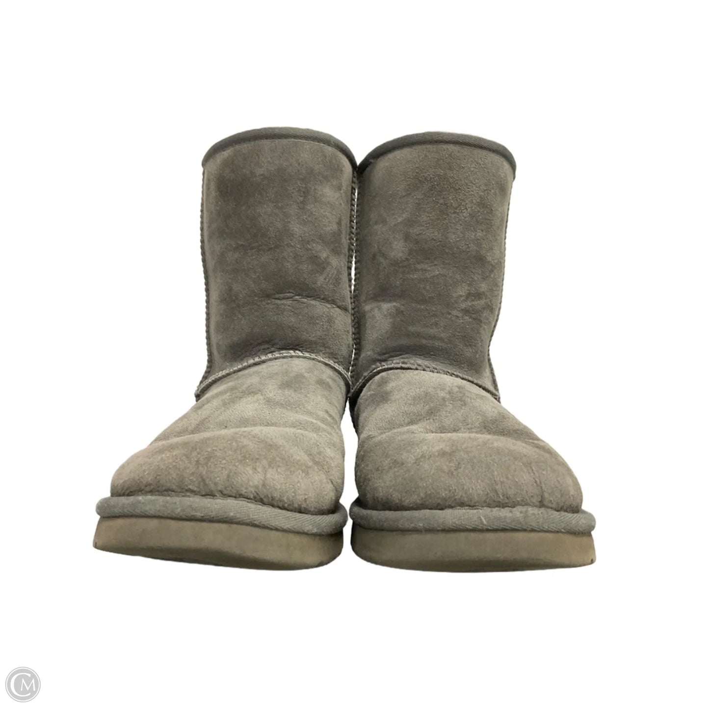 Boots Designer By Ugg In Grey, Size: 8