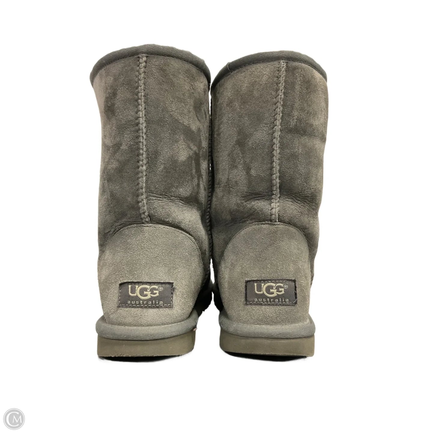 Boots Designer By Ugg In Grey, Size: 8