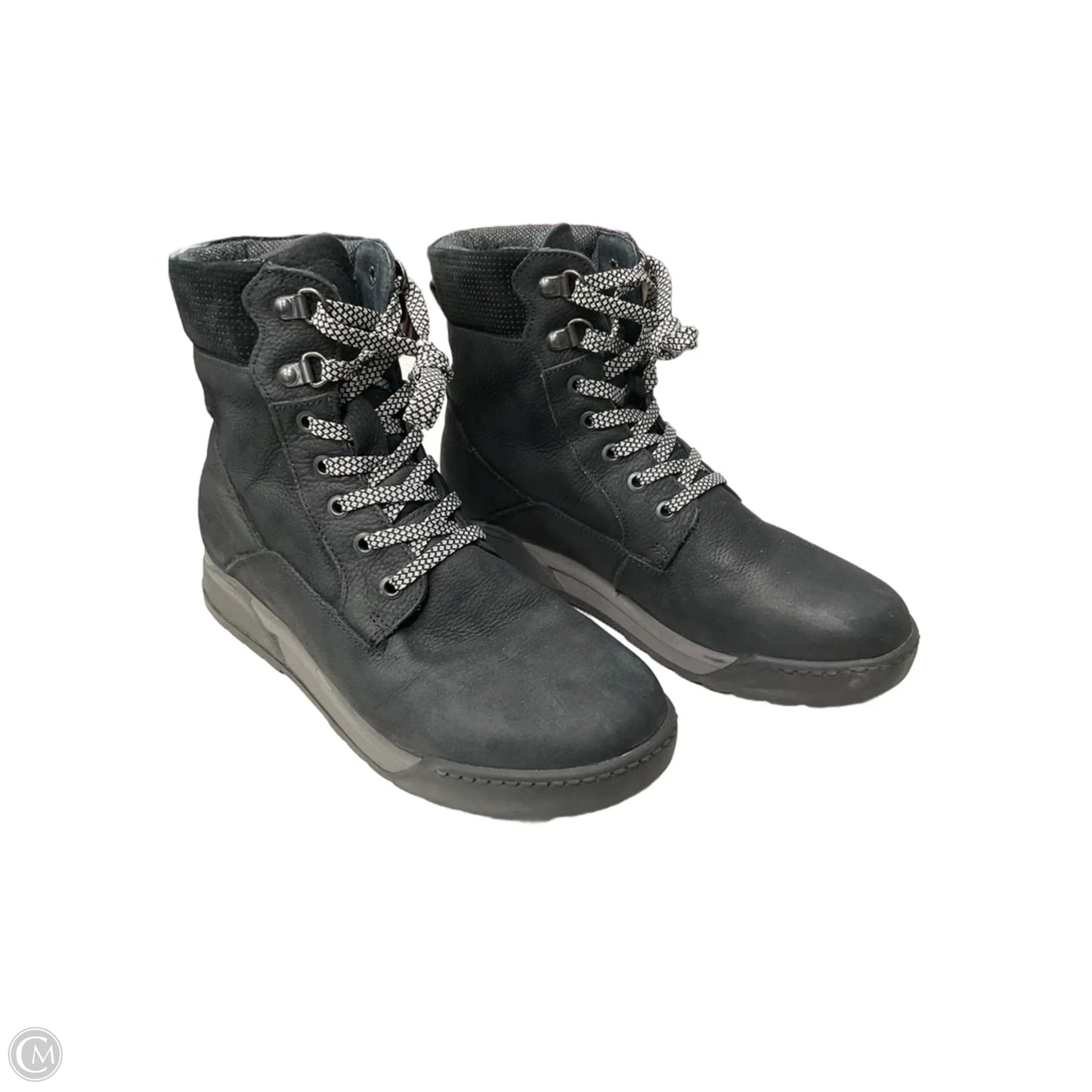 Boots Ankle Flats By Clothes Mentor In Black, Size: 9