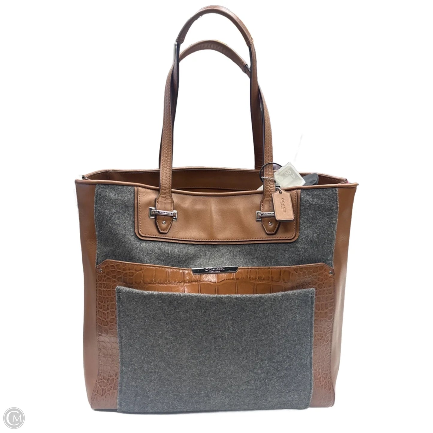 Tote Designer By Coach, Size: Large