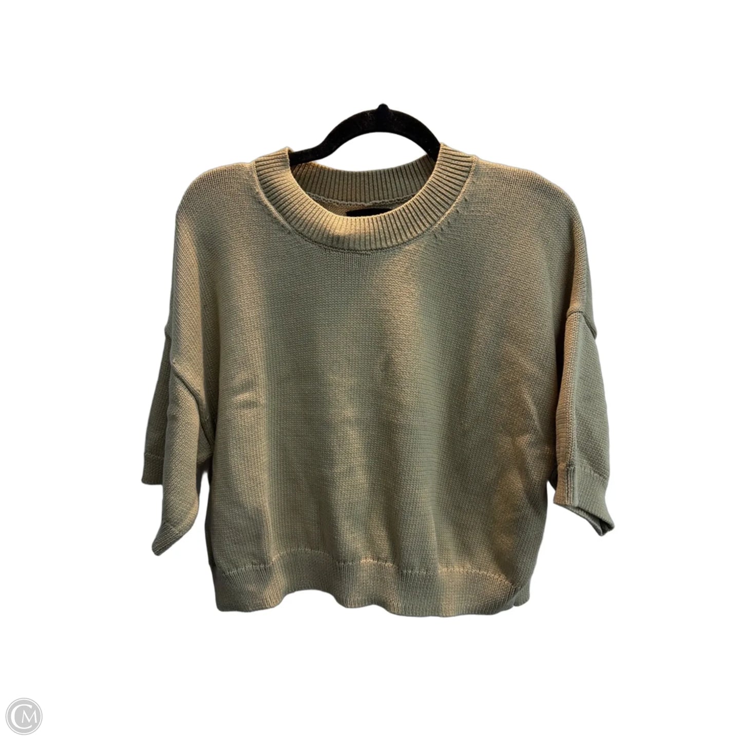 Sweater Short Sleeve By Banana Republic In Tan, Size: L