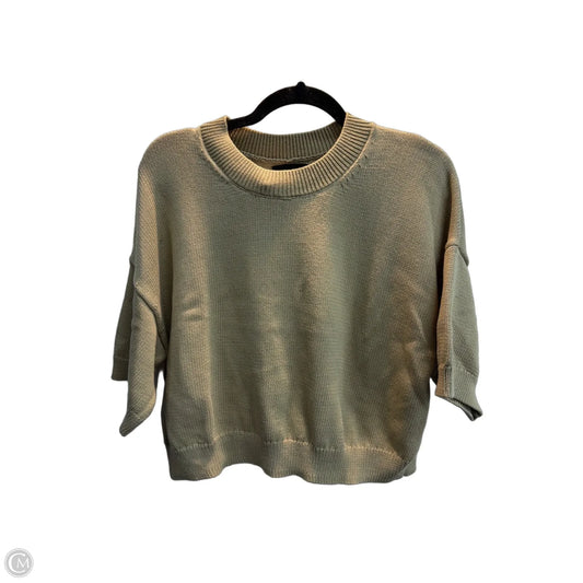 Sweater Short Sleeve By Banana Republic In Tan, Size: L
