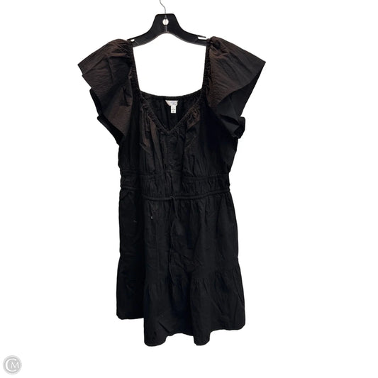 Dress Casual Midi By Time And Tru In Black, Size: L
