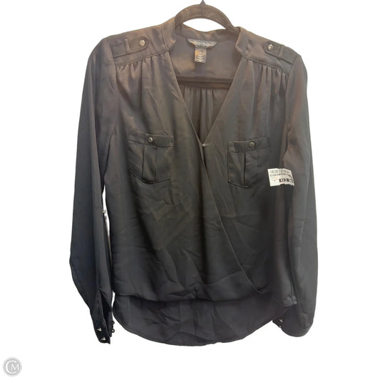 Top Long Sleeve By White House Black Market In Black, Size: 10