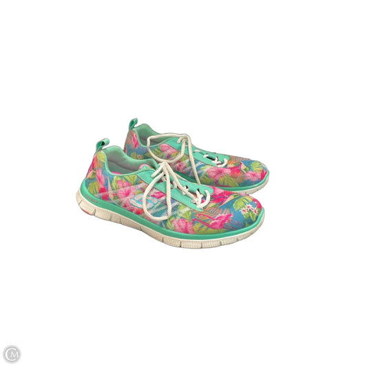 Shoes Athletic By Skechers In Multi-colored, Size: 10