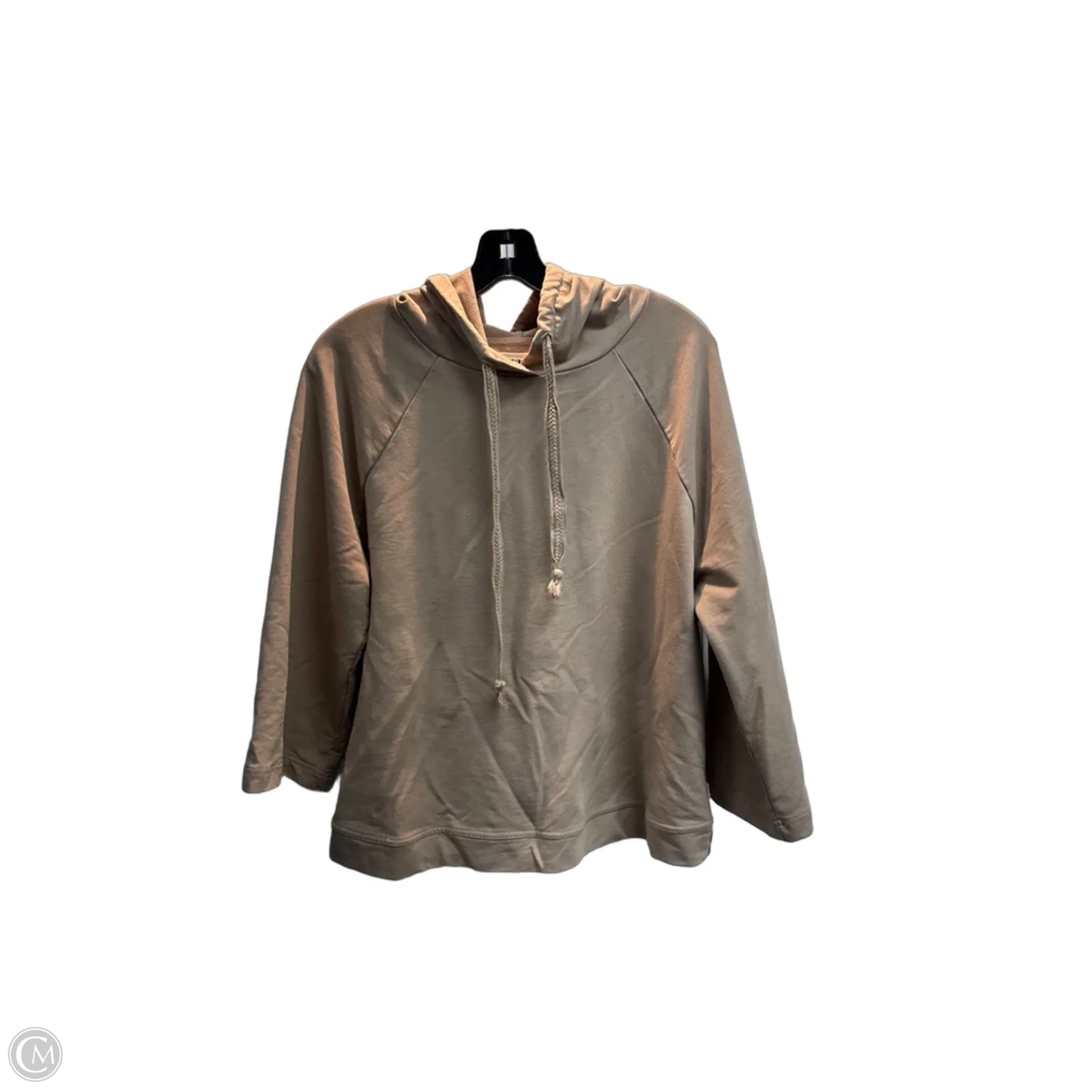 Sweatshirt Hoodie By Pact In Brown, Size: L