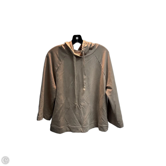 Sweatshirt Hoodie By Pact In Brown, Size: L
