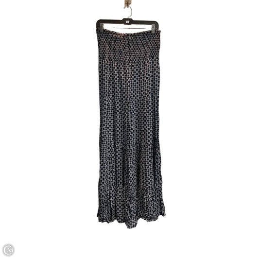 Dress Casual Maxi By Chicos In Blue & White, Size: M