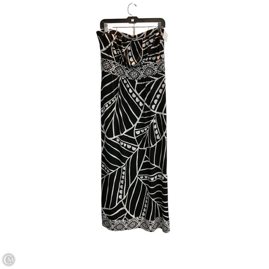 Dress Casual Maxi By White House Black Market In Black & White, Size: L