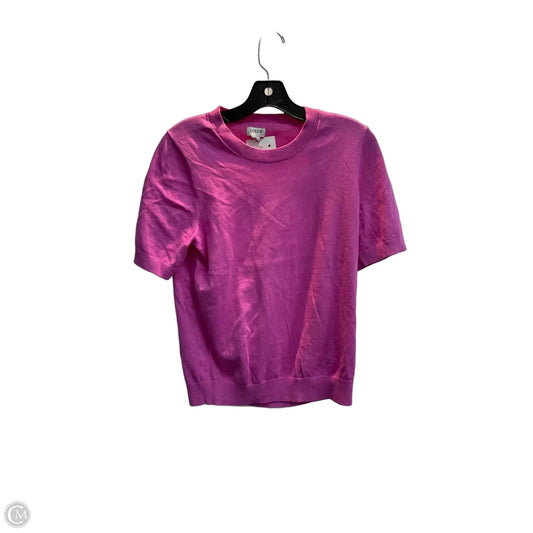 Sweater Short Sleeve By J. Crew In Pink, Size: M