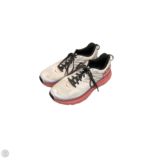 Shoes Athletic By Hoka In Grey & Pink, Size: 11