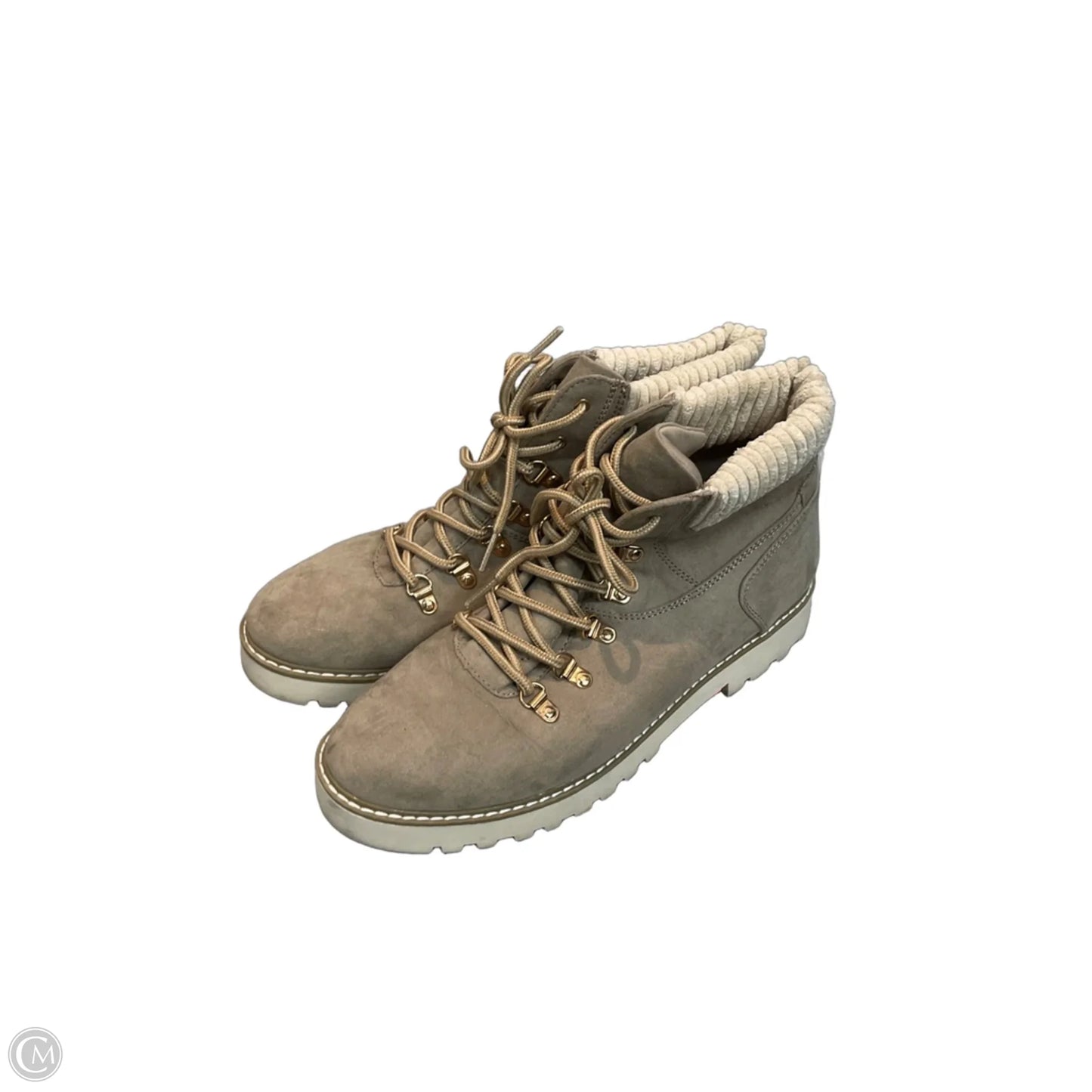 Boots Ankle Flats By Cliffs By White Mountain In Grey & White, Size: 11