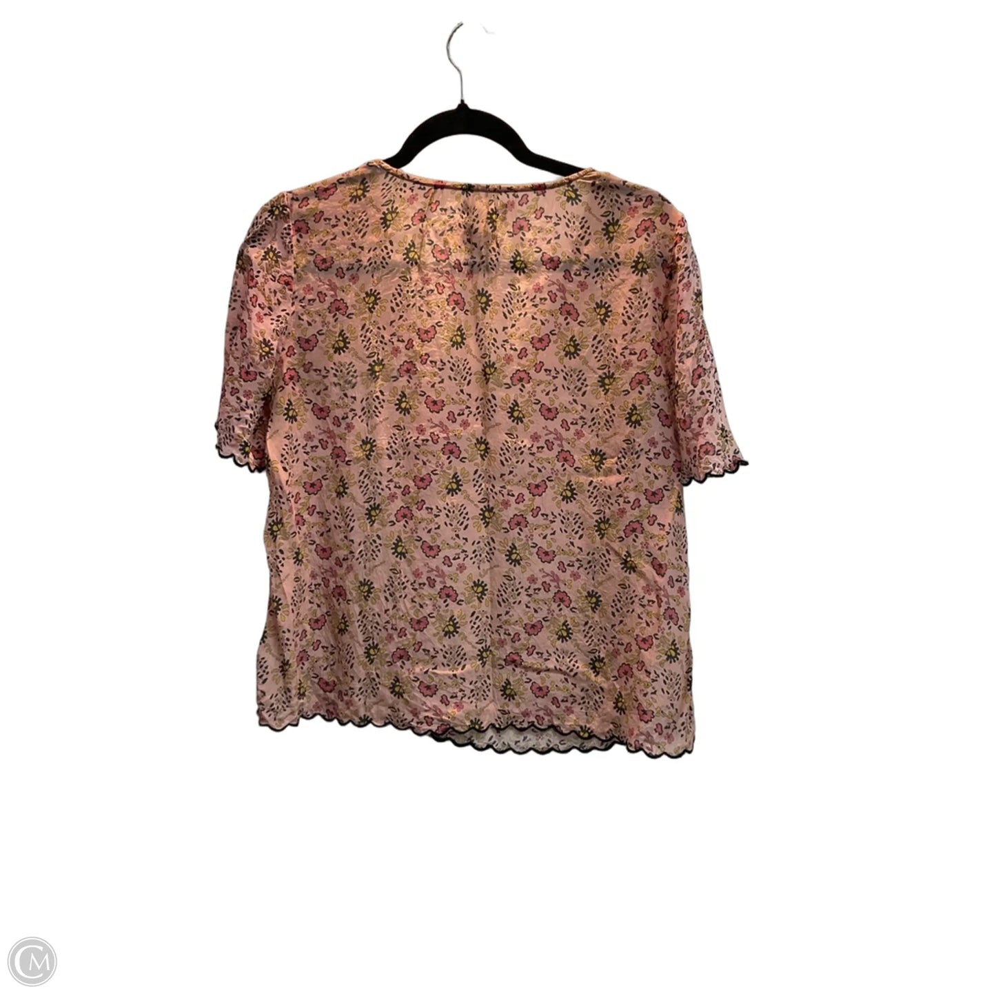 Top Short Sleeve By Velvet In Floral Print, Size: S