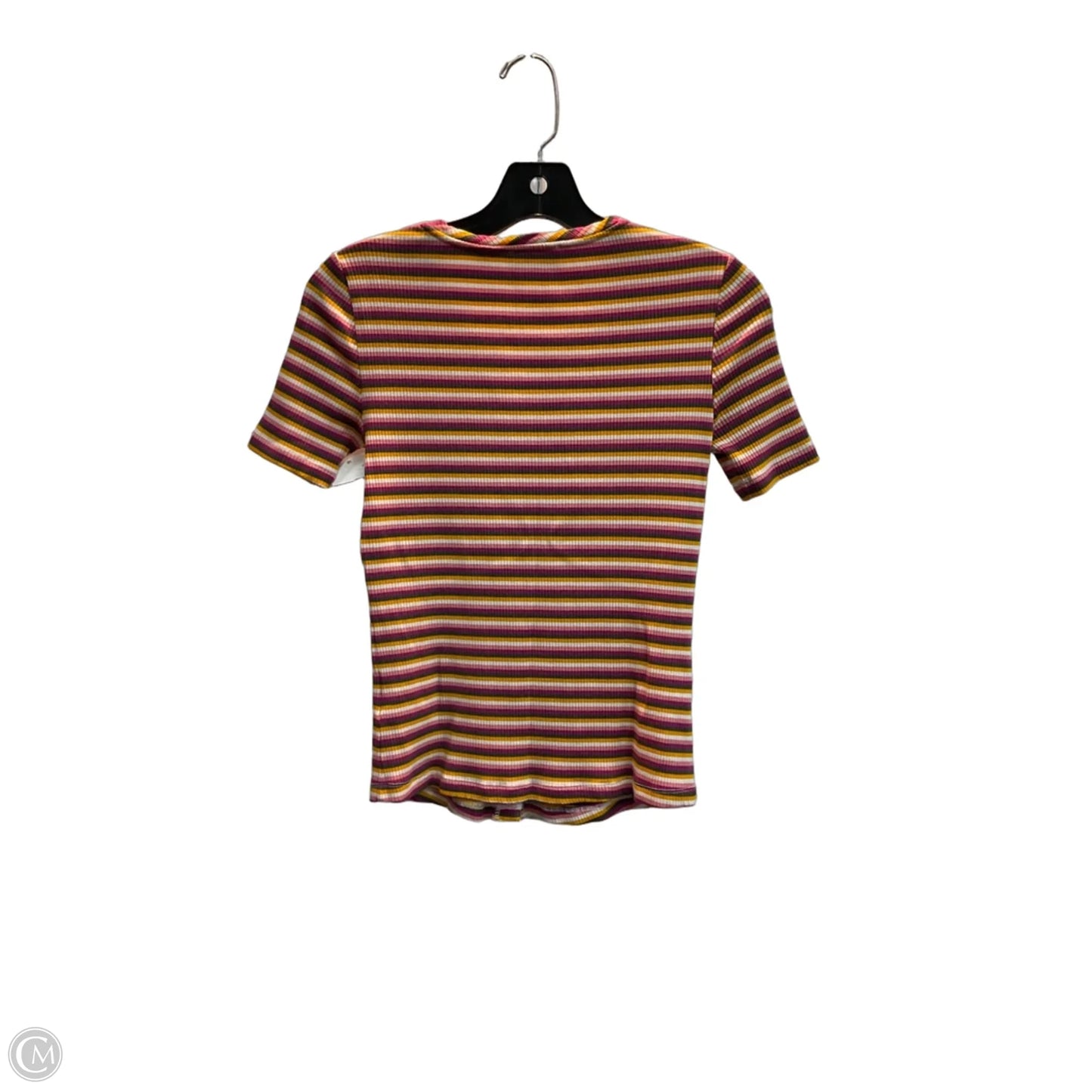 Top Short Sleeve By Maeve In Striped Pattern, Size: Xs