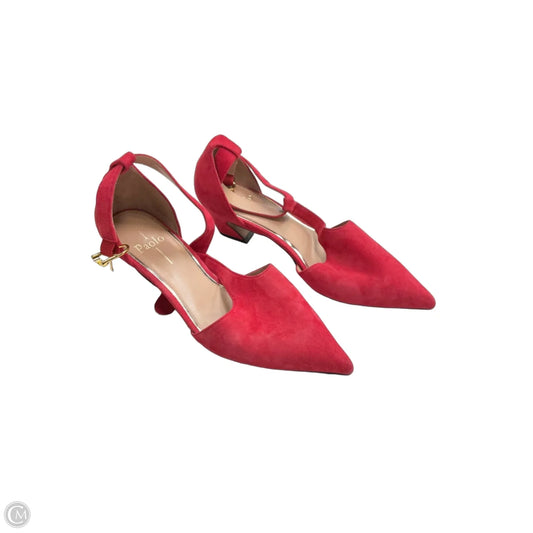 Shoes Heels Kitten By Linea Paolo In Red, Size: 7