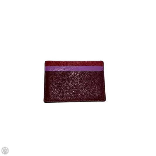 Id/card Holder Designer By Coach, Size: Small