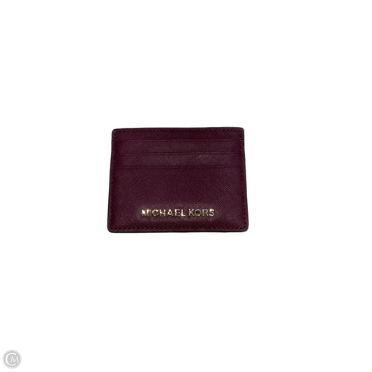 Id/card Holder Designer By Michael Kors