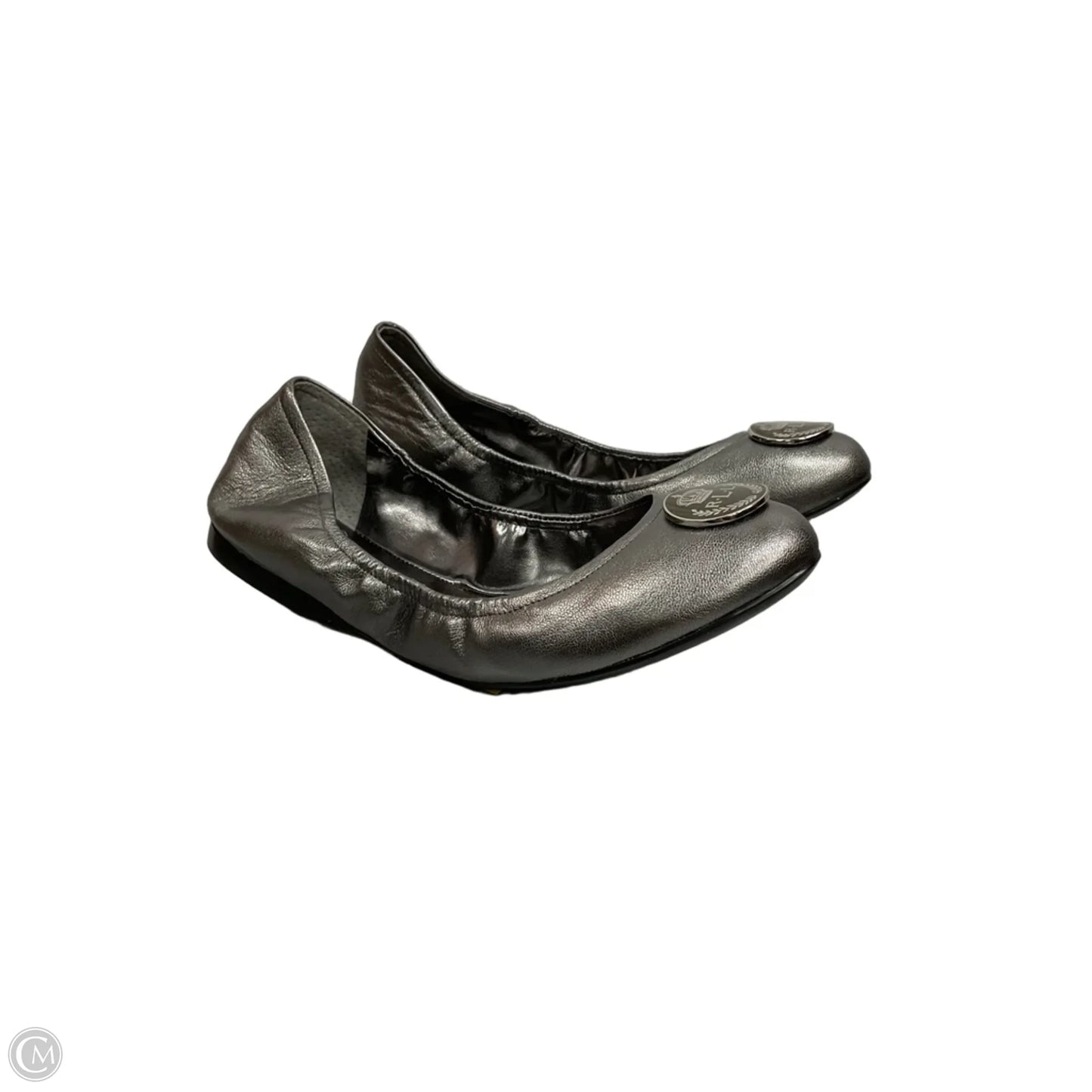 Shoes Flats By Lauren By Ralph Lauren In Silver, Size: 7
