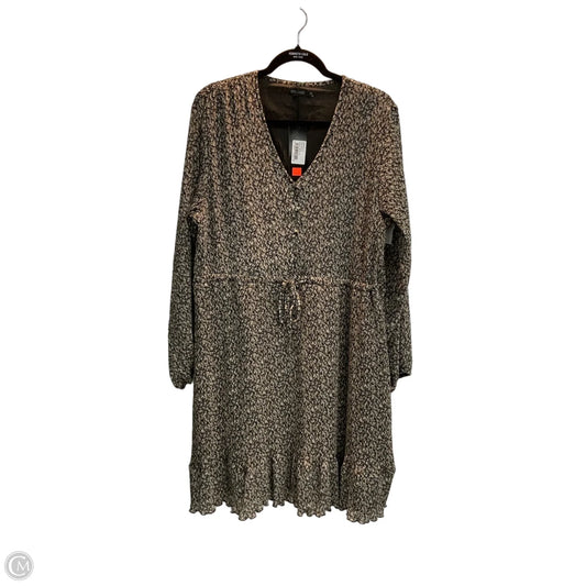 Dress Casual Midi By Clothes Mentor In Floral Print, Size: Xl