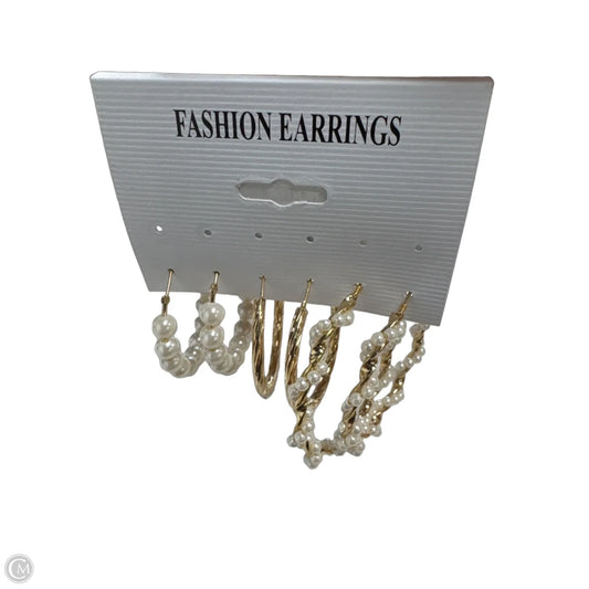 Earrings Hoop By Clothes Mentor, Size: 06 Piece Set