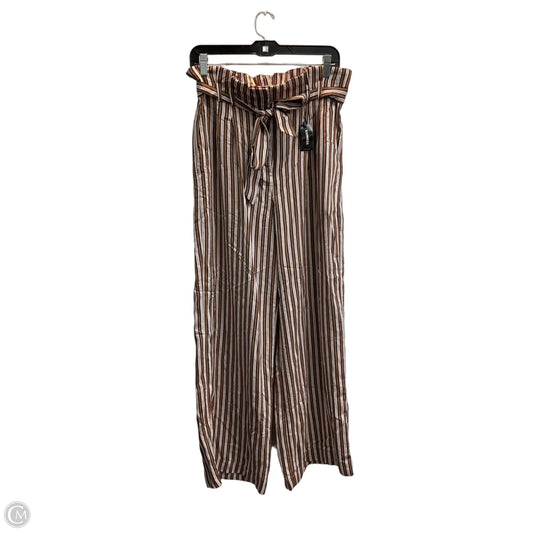Pants Wide Leg By Express In Striped Pattern, Size: M