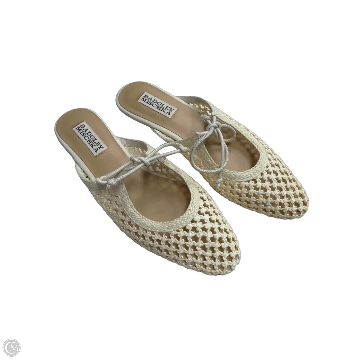 Shoes Flats By Badgley Mischka In Beige, Size: 5.5