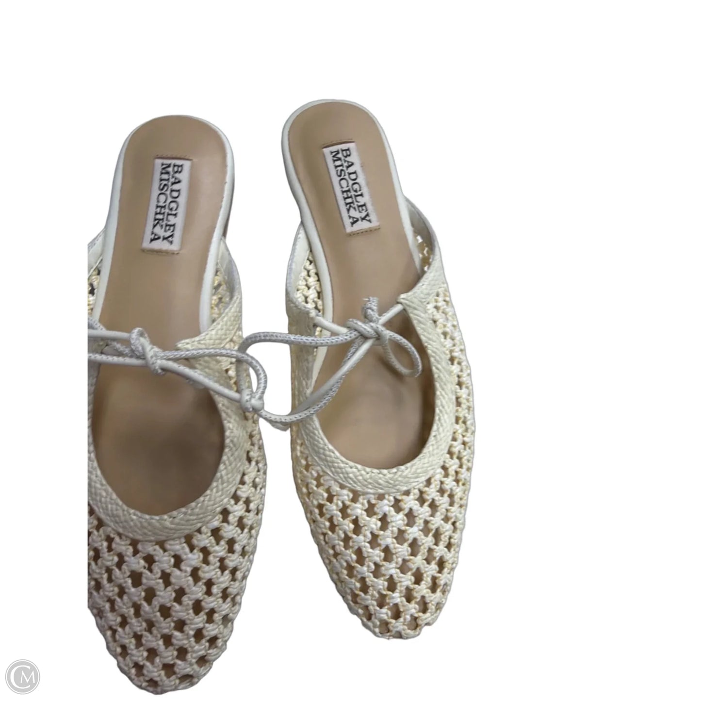 Shoes Flats By Badgley Mischka In Beige, Size: 5.5