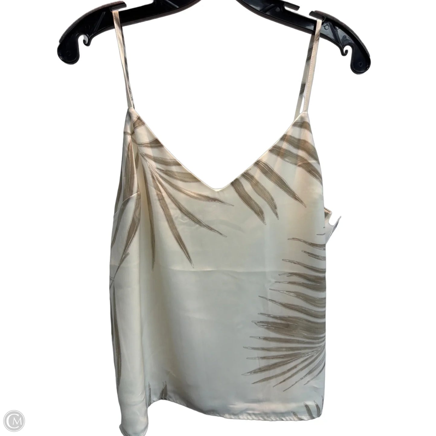 Top Sleeveless By Bb Dakota In Brown & Cream, Size: S