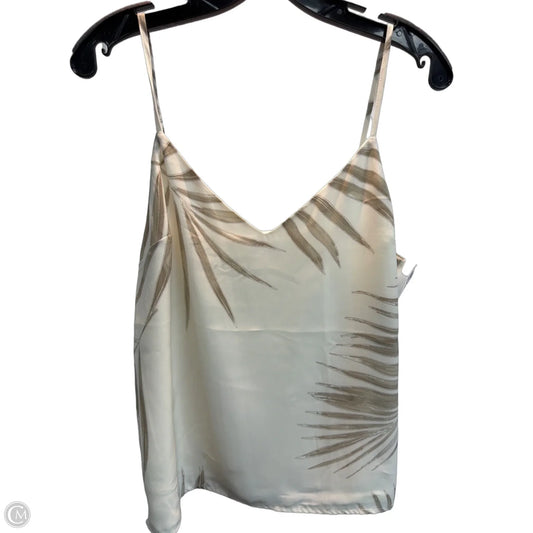 Top Sleeveless By Bb Dakota In Brown & Cream, Size: S