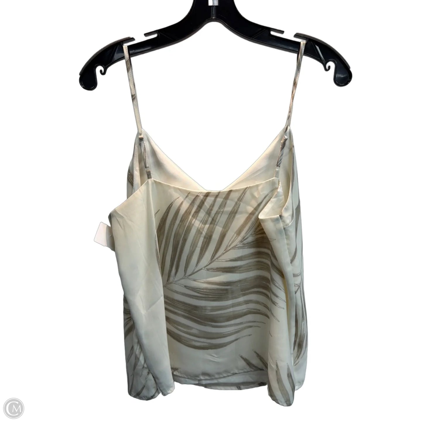 Top Sleeveless By Bb Dakota In Brown & Cream, Size: S