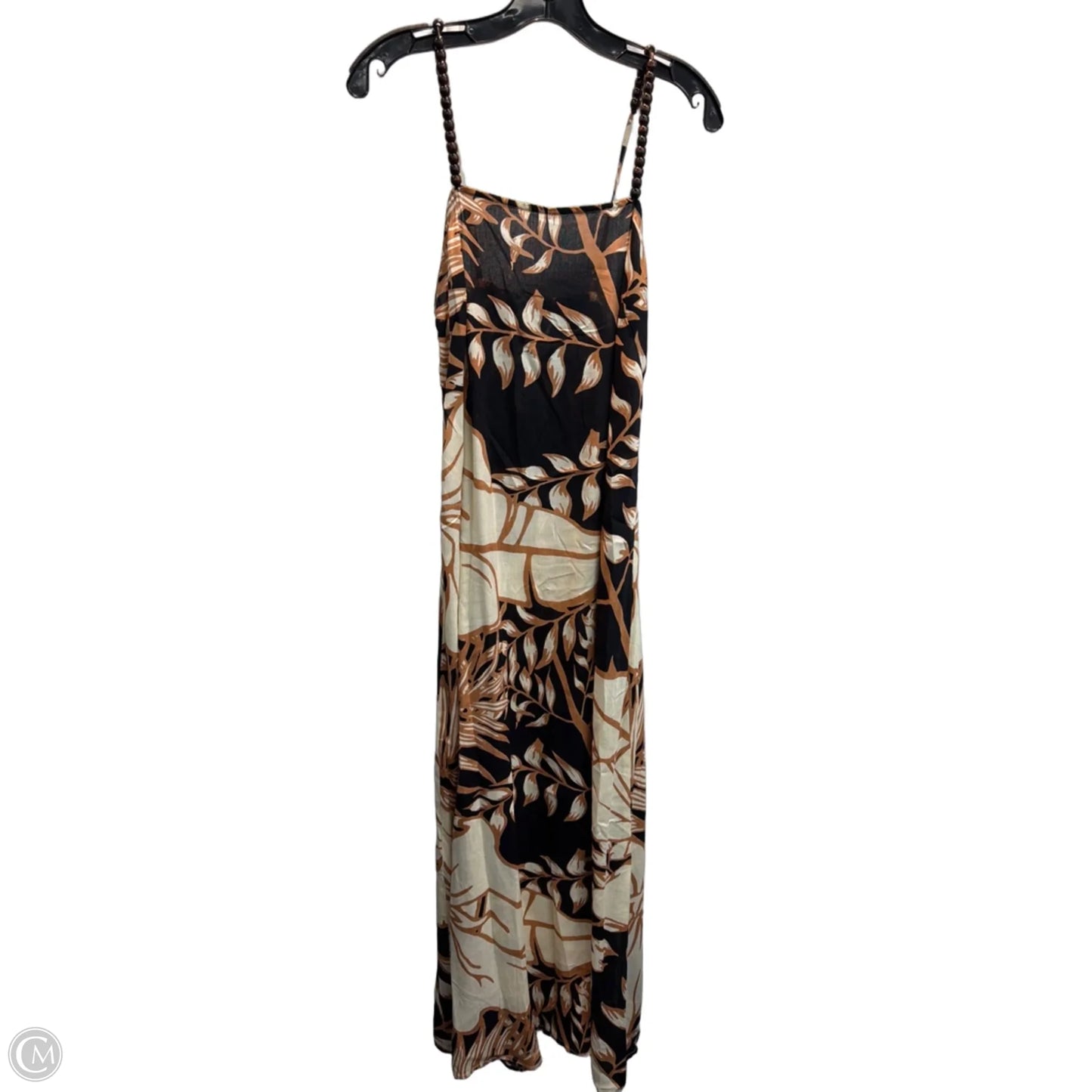 Dress Casual Maxi By Clothes Mentor In Black & Brown, Size: S