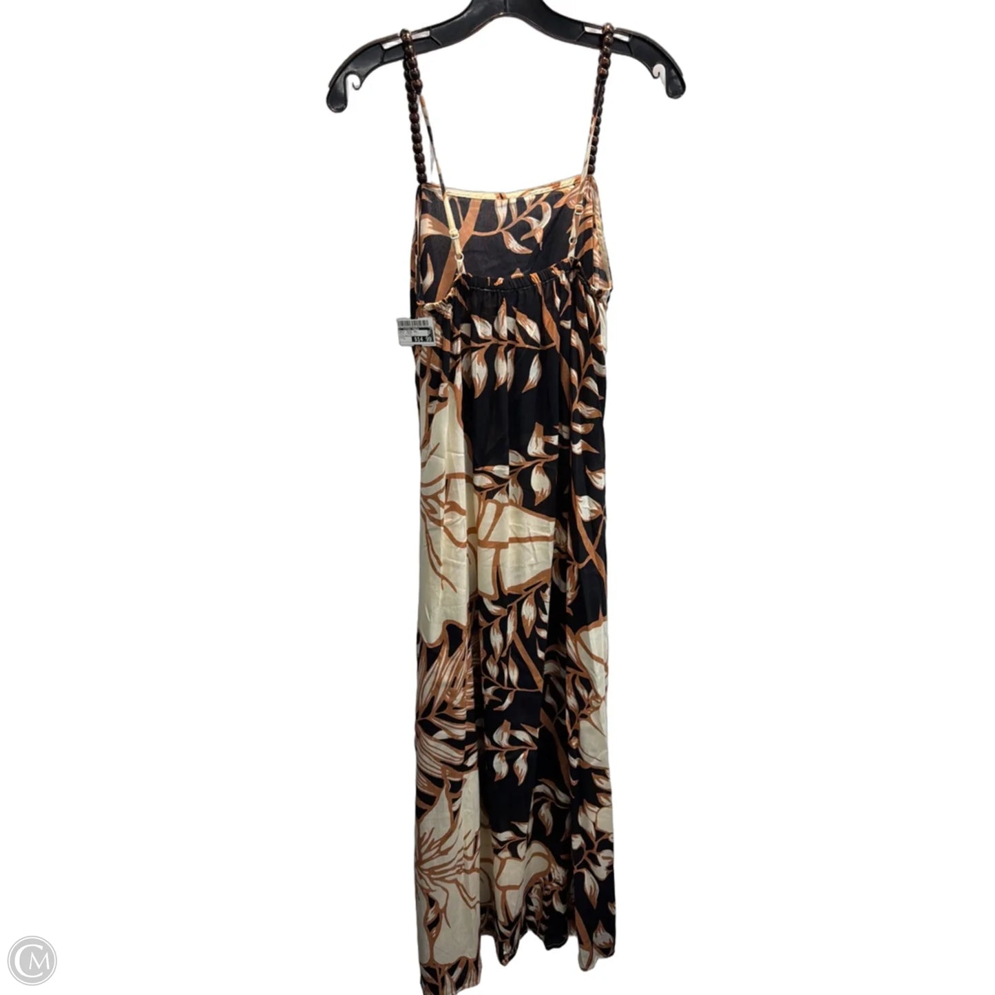 Dress Casual Maxi By Clothes Mentor In Black & Brown, Size: S
