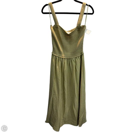 Dress Casual Maxi By By The River In Green, Size: L