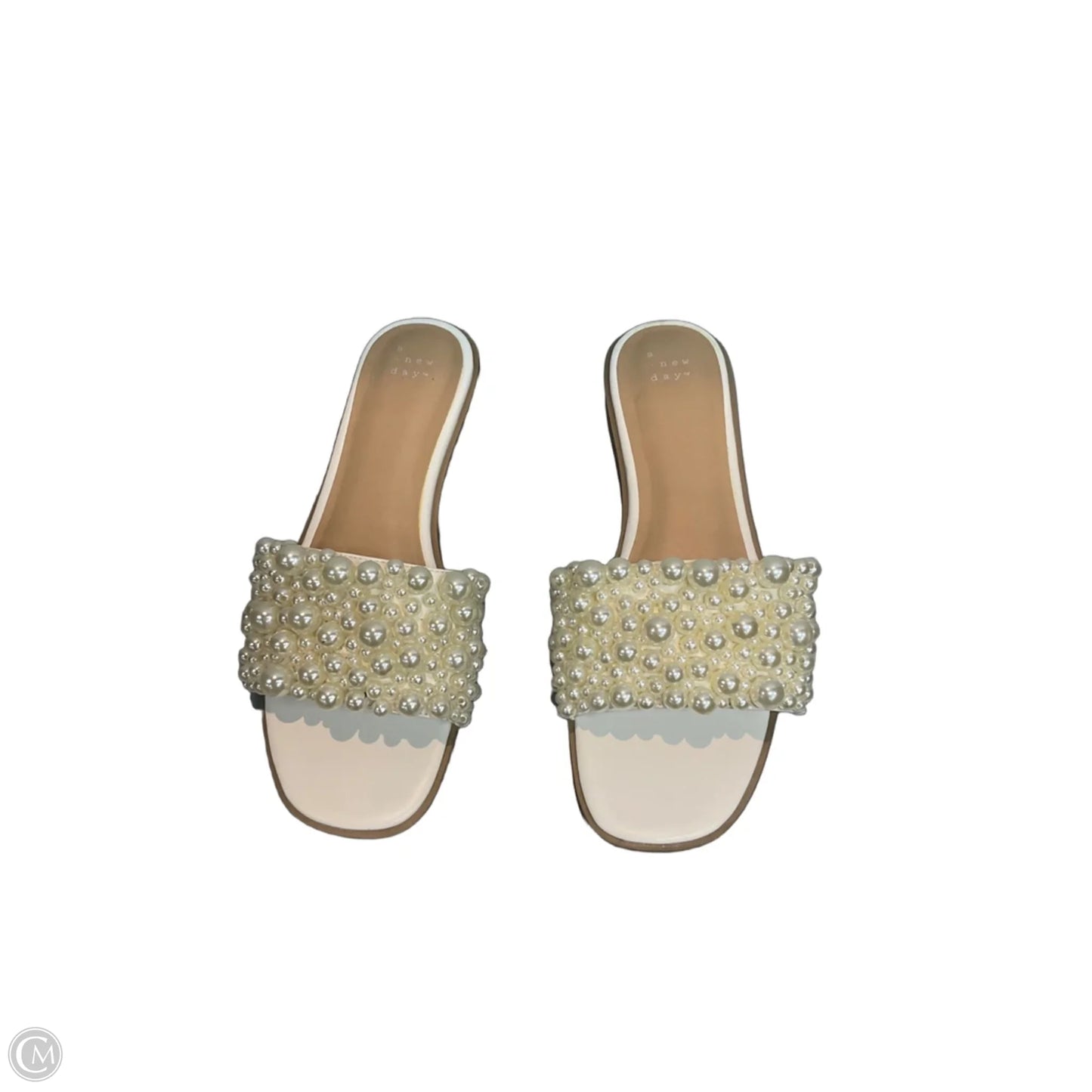 Sandals Flats By A New Day In White, Size: 9.5