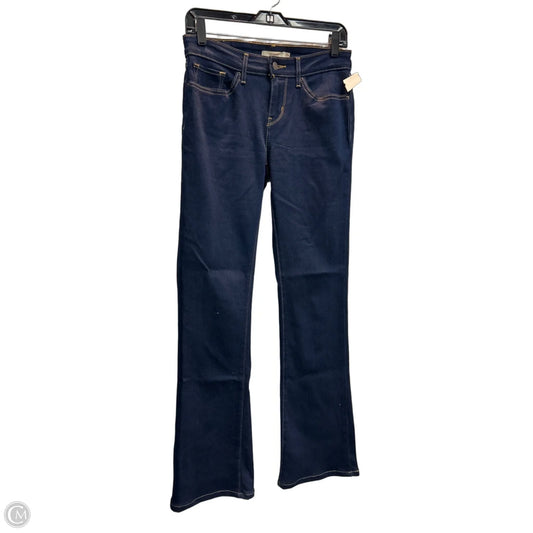 Jeans Boot Cut By Levis In Blue Denim, Size: 4