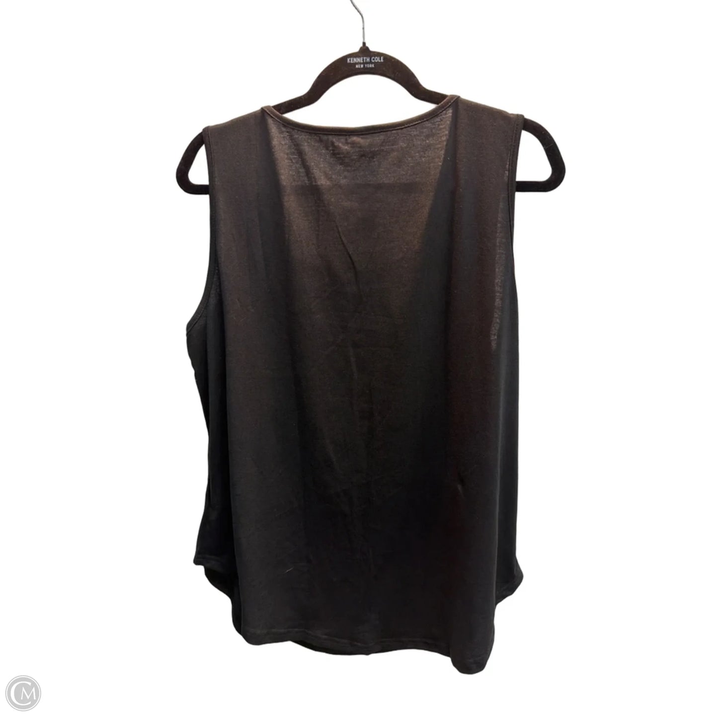 Top Sleeveless By Clothes Mentor In Black, Size: 2x