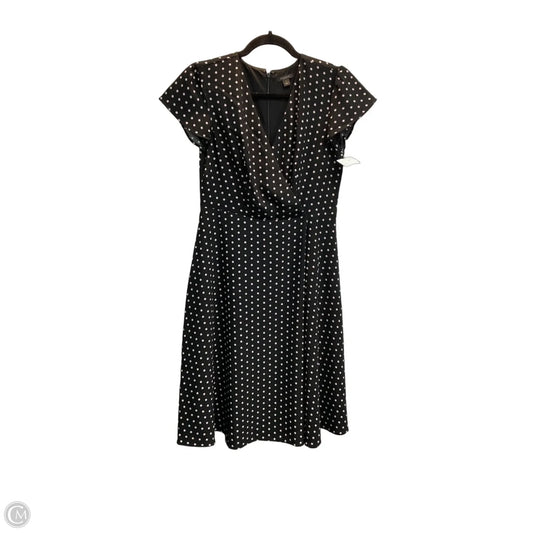 Dress Casual Midi By Ann Taylor In Polkadot Pattern, Size: 2