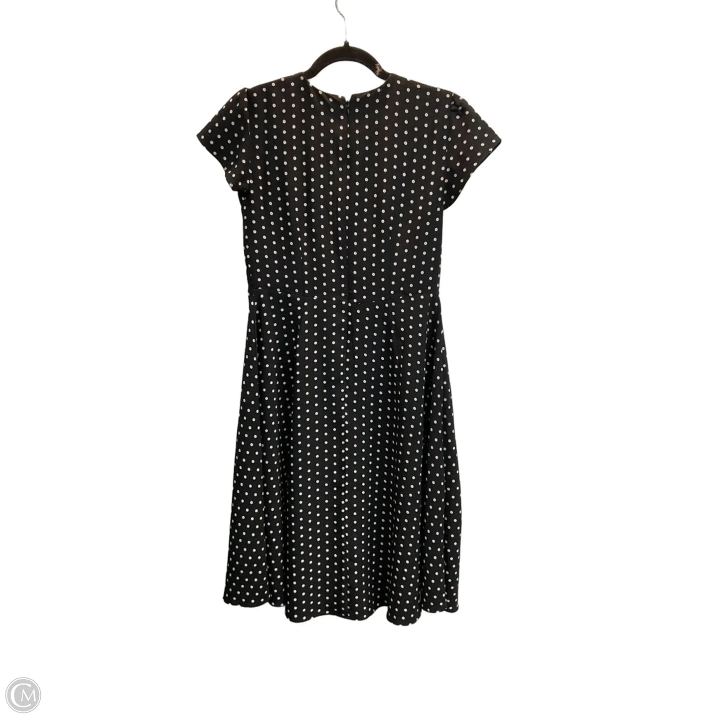 Dress Casual Midi By Ann Taylor In Polkadot Pattern, Size: 2
