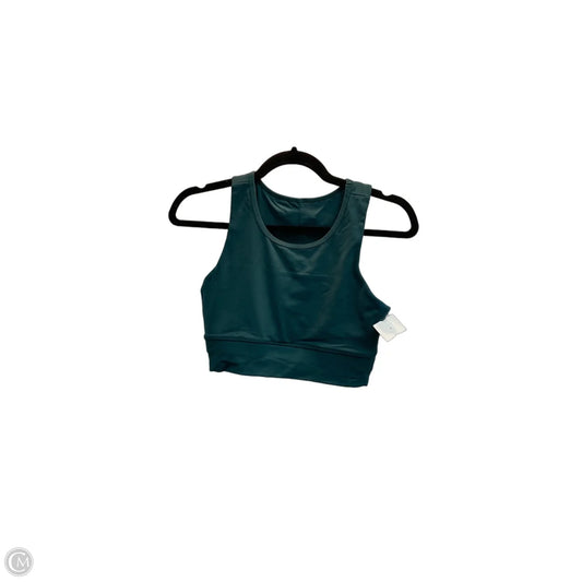 Athletic Bra By Clothes Mentor In Teal, Size: M