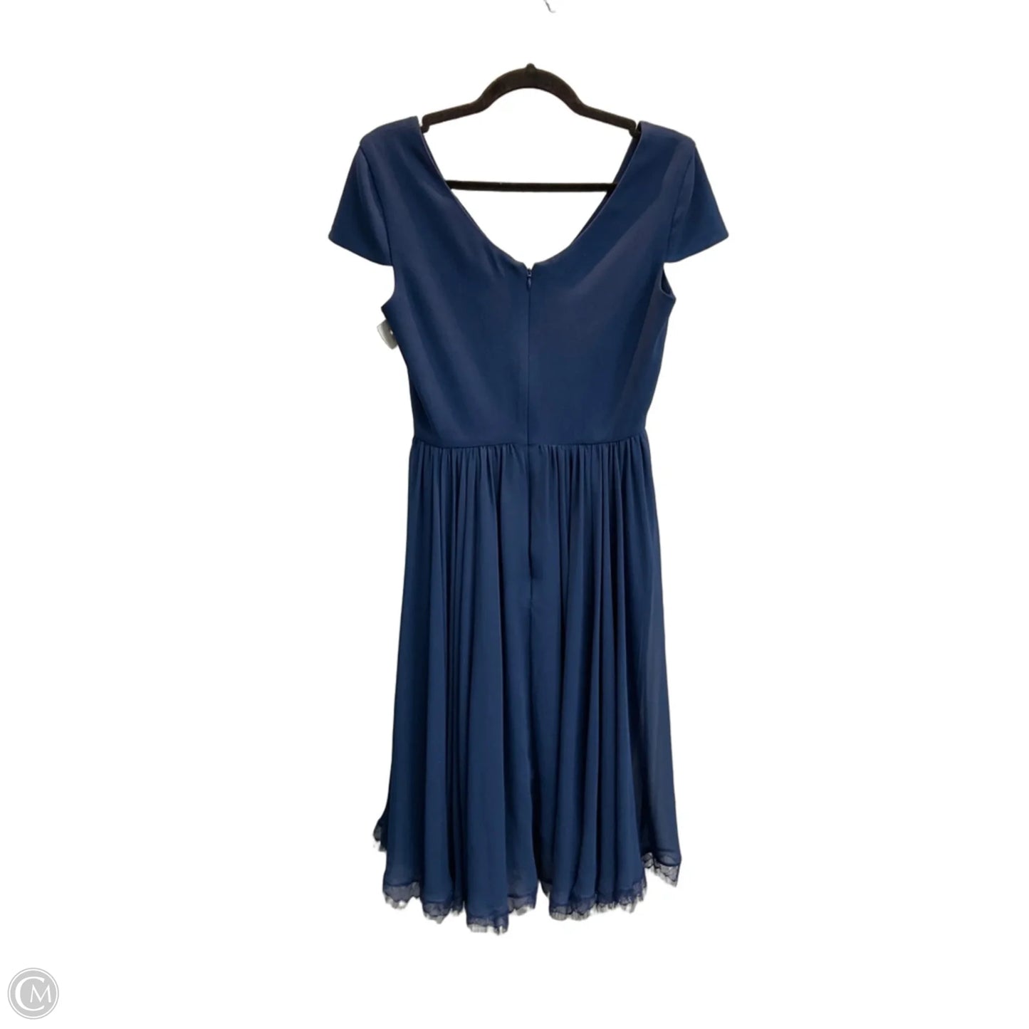 Dress Party Midi By Dress The Population In Navy, Size: S