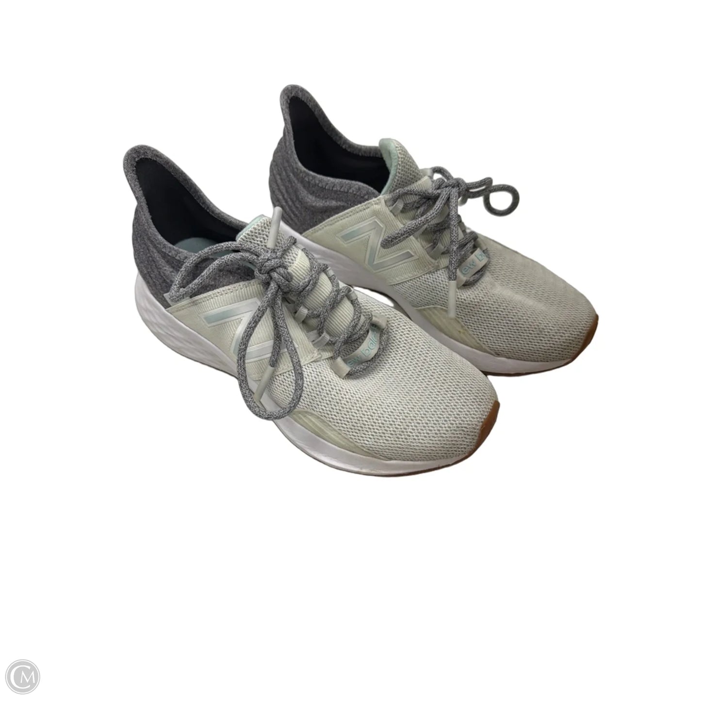 Shoes Athletic By New Balance In Green & Grey, Size: 6.5