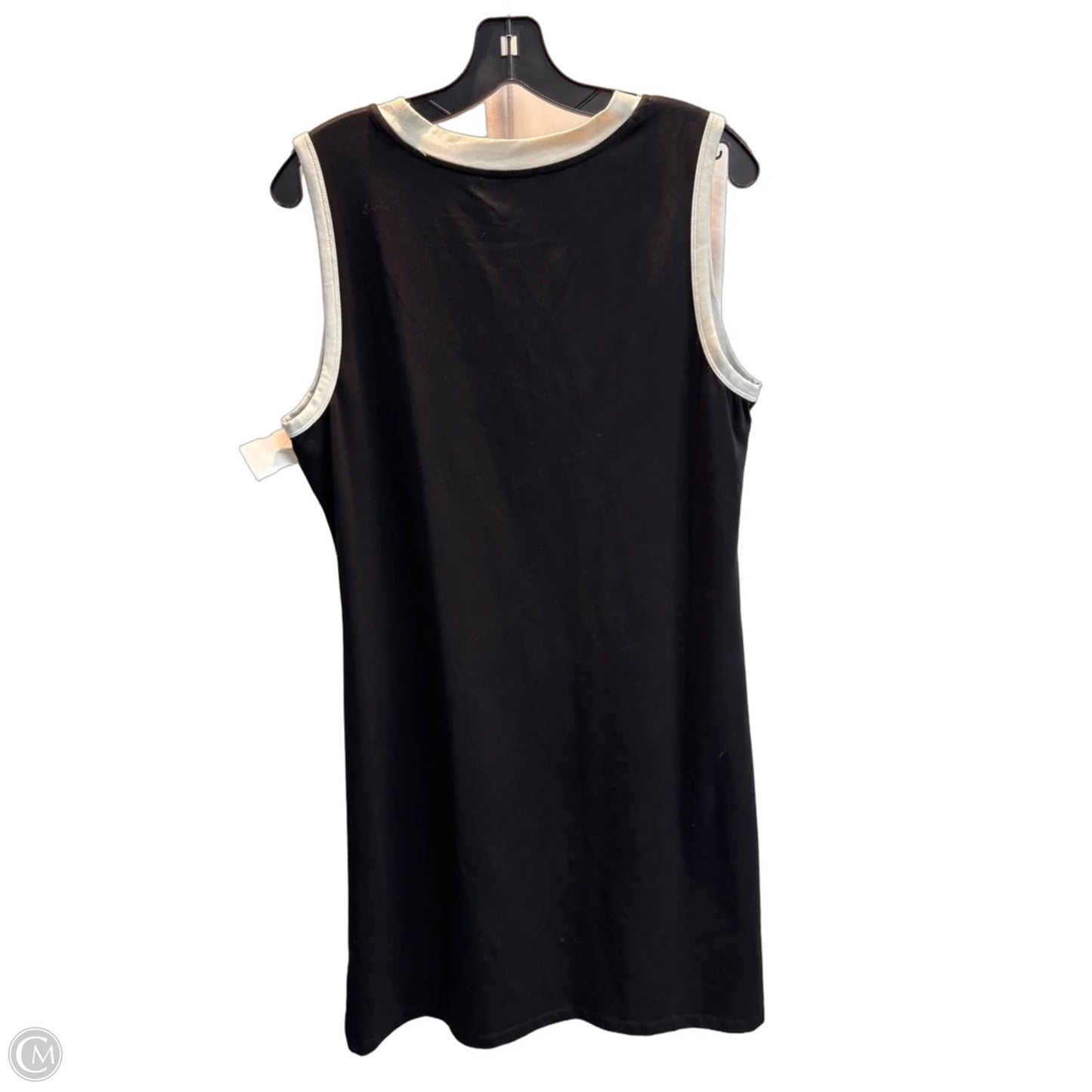Dress Casual Midi By Calvin Klein In Black, Size: L